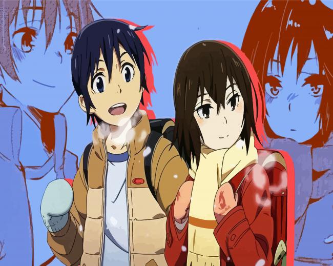 Erased Anime Characters Paint By Number - NumPaints - Paint by numbers